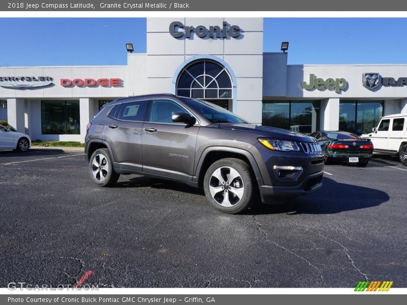 Granite Crystal Metallic / Black 2018 Jeep Compass Latitude