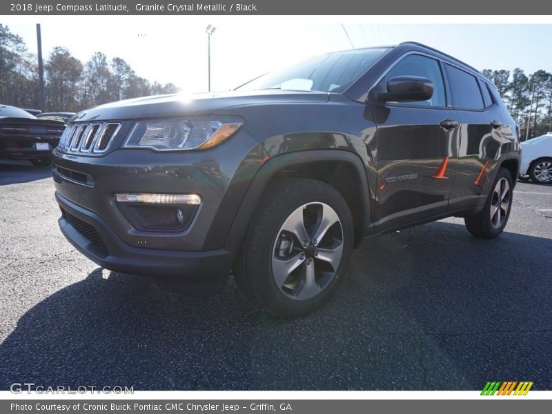 Granite Crystal Metallic / Black 2018 Jeep Compass Latitude