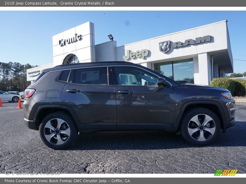 Granite Crystal Metallic / Black 2018 Jeep Compass Latitude