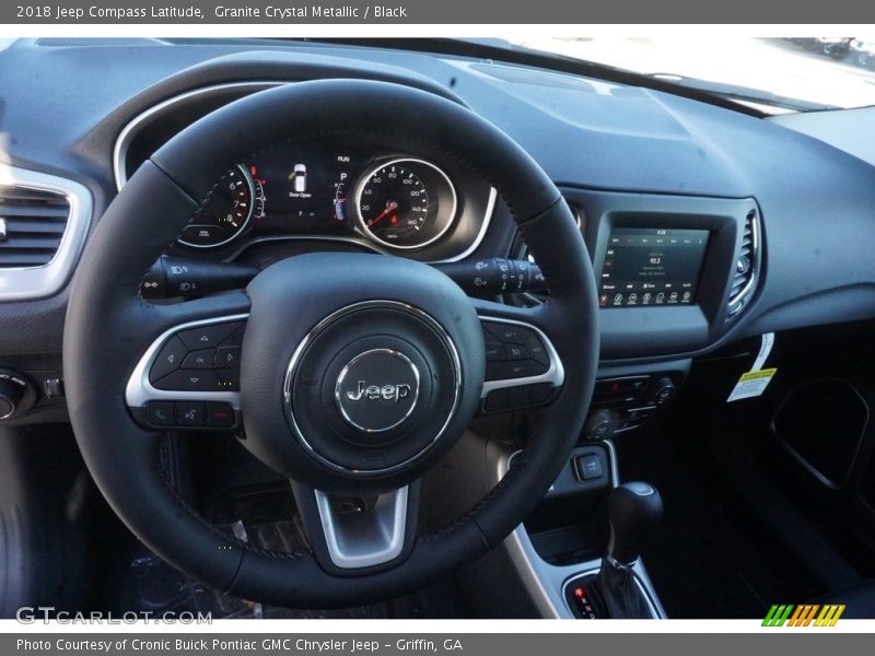 Granite Crystal Metallic / Black 2018 Jeep Compass Latitude