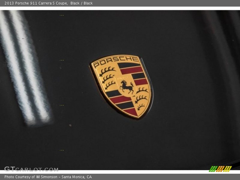 Black / Black 2013 Porsche 911 Carrera S Coupe