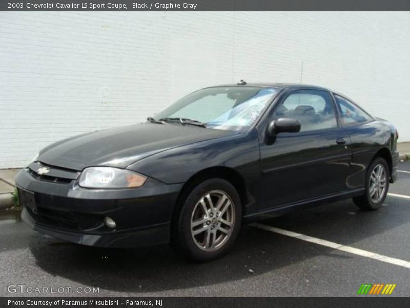 Black / Graphite Gray 2003 Chevrolet Cavalier LS Sport Coupe