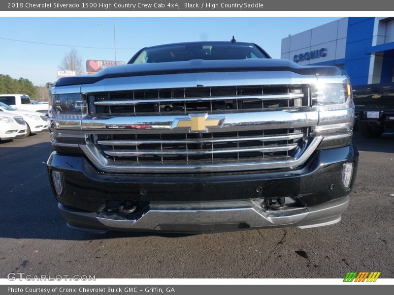 Black / High Country Saddle 2018 Chevrolet Silverado 1500 High Country Crew Cab 4x4