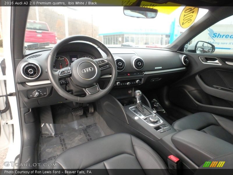 Ibis White / Black 2016 Audi A3 2.0 Premium quattro