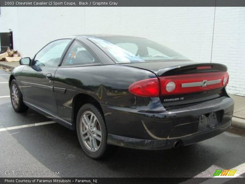 Black / Graphite Gray 2003 Chevrolet Cavalier LS Sport Coupe