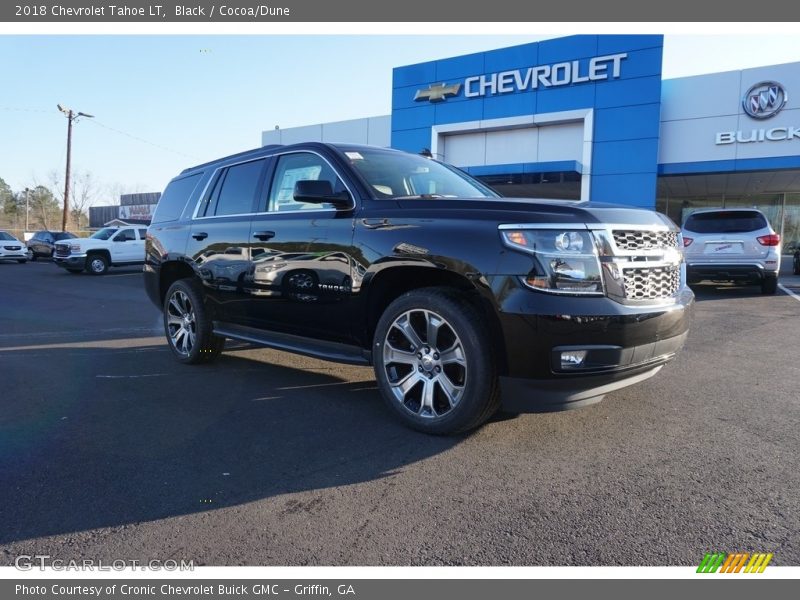 Black / Cocoa/Dune 2018 Chevrolet Tahoe LT