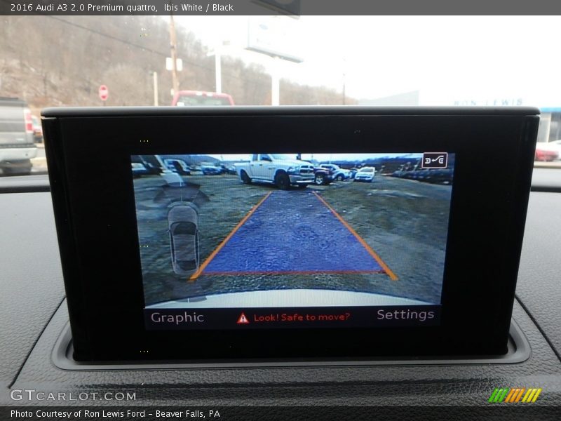 Ibis White / Black 2016 Audi A3 2.0 Premium quattro