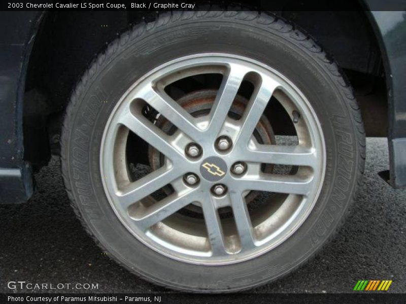 Black / Graphite Gray 2003 Chevrolet Cavalier LS Sport Coupe