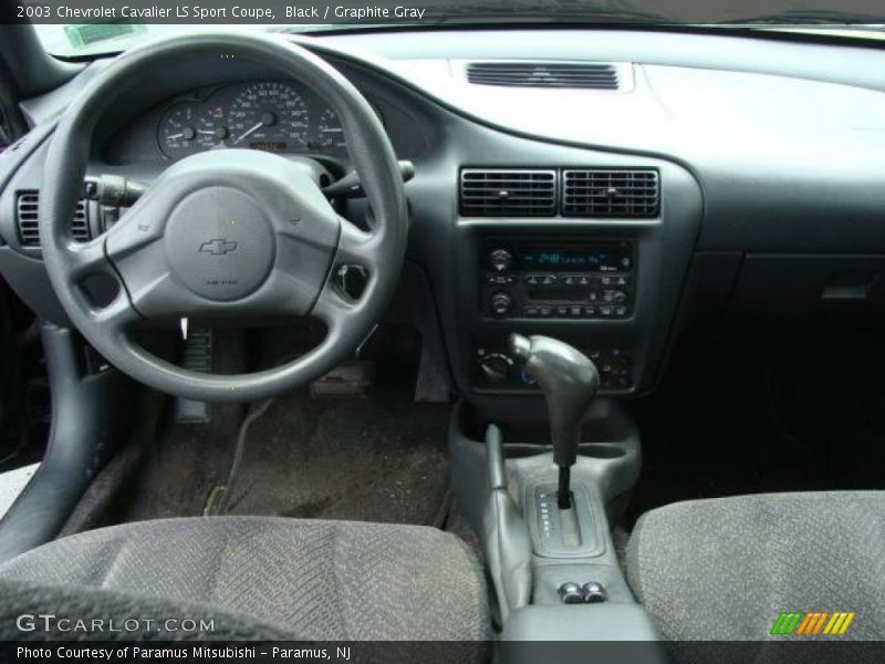 Black / Graphite Gray 2003 Chevrolet Cavalier LS Sport Coupe