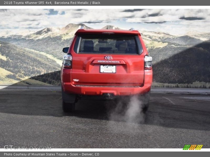 Barcelona Red Metallic / Black 2018 Toyota 4Runner SR5 4x4