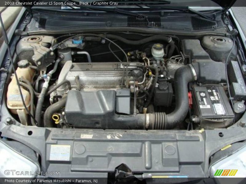 Black / Graphite Gray 2003 Chevrolet Cavalier LS Sport Coupe
