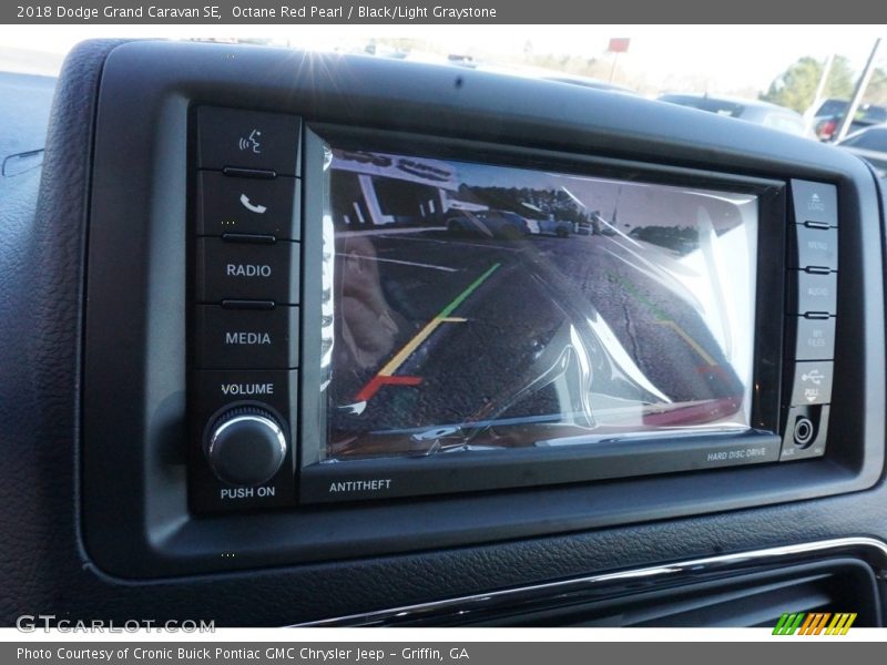 Octane Red Pearl / Black/Light Graystone 2018 Dodge Grand Caravan SE