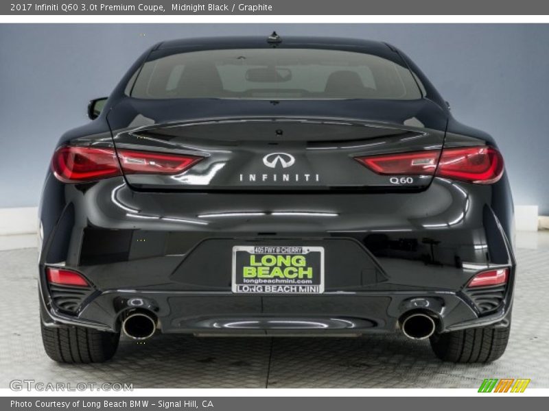 Midnight Black / Graphite 2017 Infiniti Q60 3.0t Premium Coupe