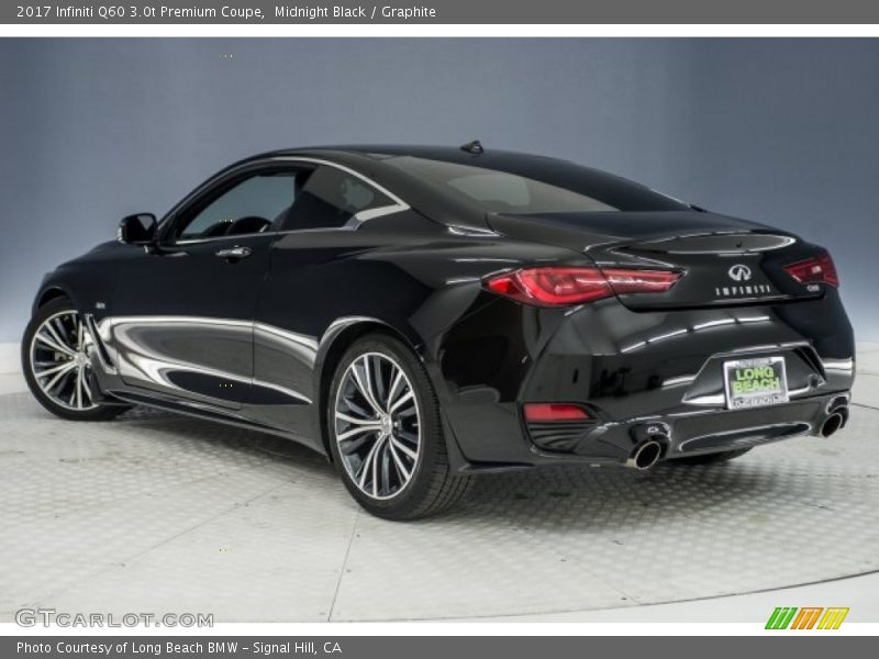 Midnight Black / Graphite 2017 Infiniti Q60 3.0t Premium Coupe