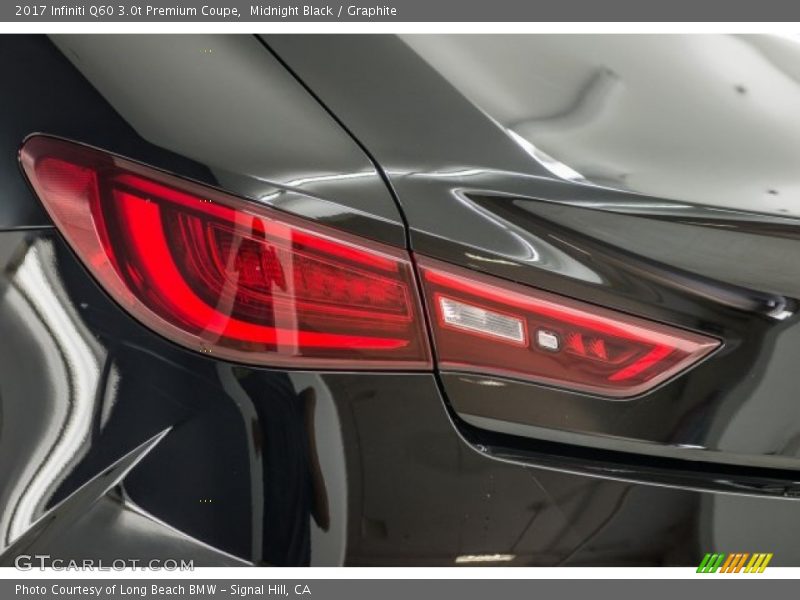 Midnight Black / Graphite 2017 Infiniti Q60 3.0t Premium Coupe
