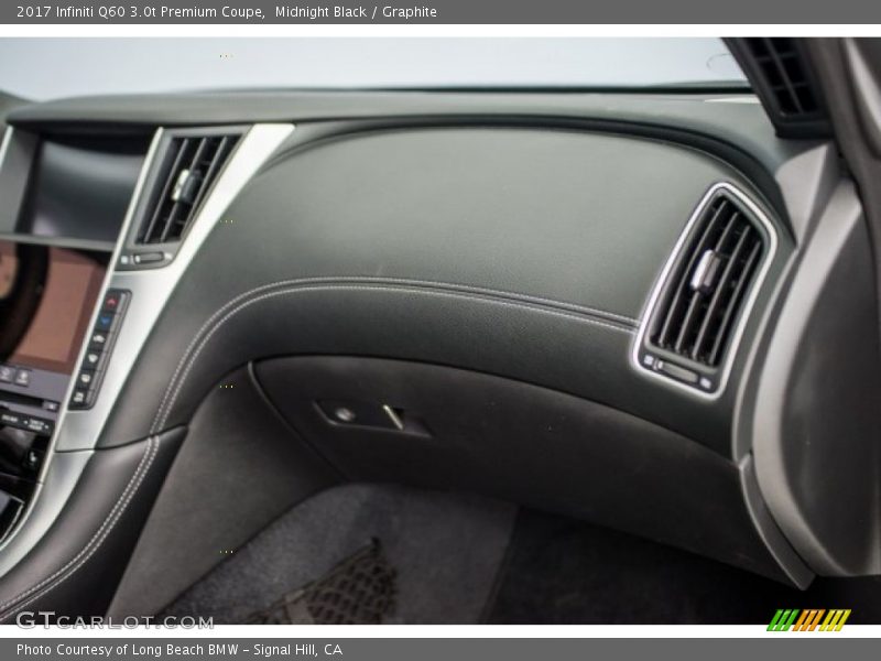 Midnight Black / Graphite 2017 Infiniti Q60 3.0t Premium Coupe