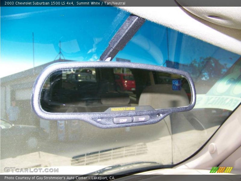 Summit White / Tan/Neutral 2003 Chevrolet Suburban 1500 LS 4x4