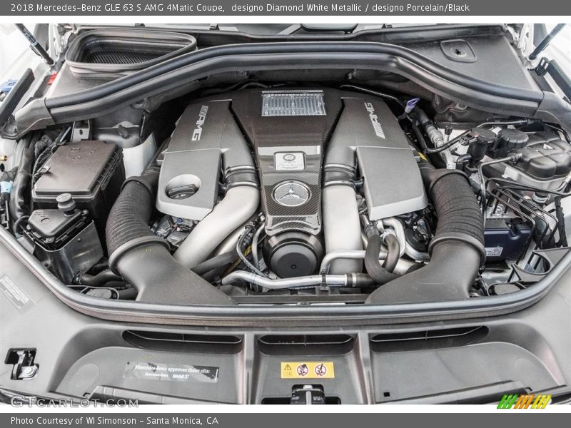  2018 GLE 63 S AMG 4Matic Coupe Engine - 5.5 Liter AMG DI biturbo DOHC 32-Valve VVT V8