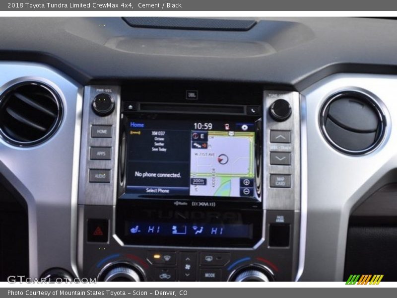 Cement / Black 2018 Toyota Tundra Limited CrewMax 4x4