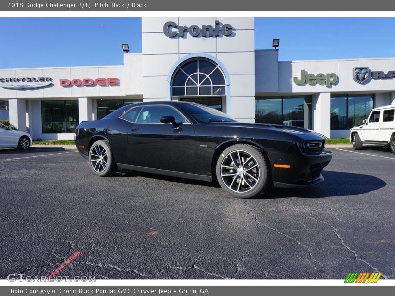 Pitch Black / Black 2018 Dodge Challenger R/T