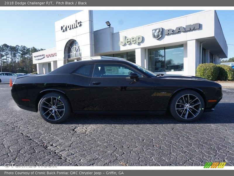 Pitch Black / Black 2018 Dodge Challenger R/T