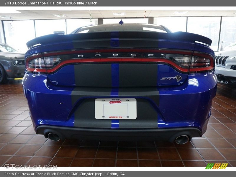 IndiGo Blue / Black 2018 Dodge Charger SRT Hellcat