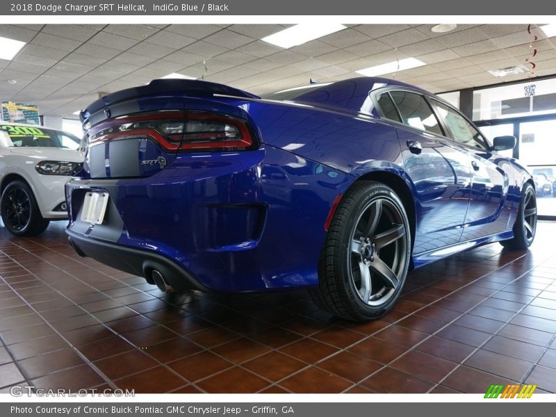 IndiGo Blue / Black 2018 Dodge Charger SRT Hellcat