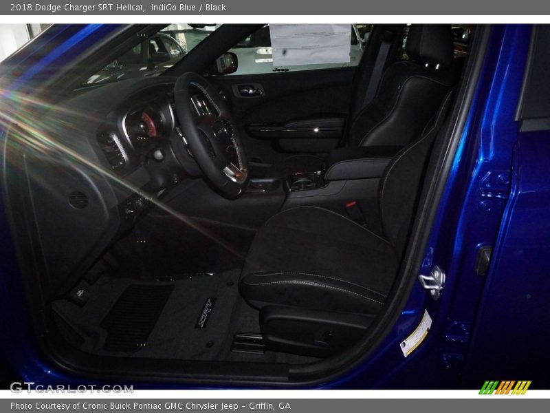 IndiGo Blue / Black 2018 Dodge Charger SRT Hellcat