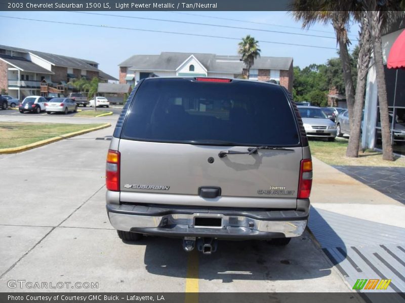 Light Pewter Metallic / Tan/Neutral 2003 Chevrolet Suburban 1500 LS