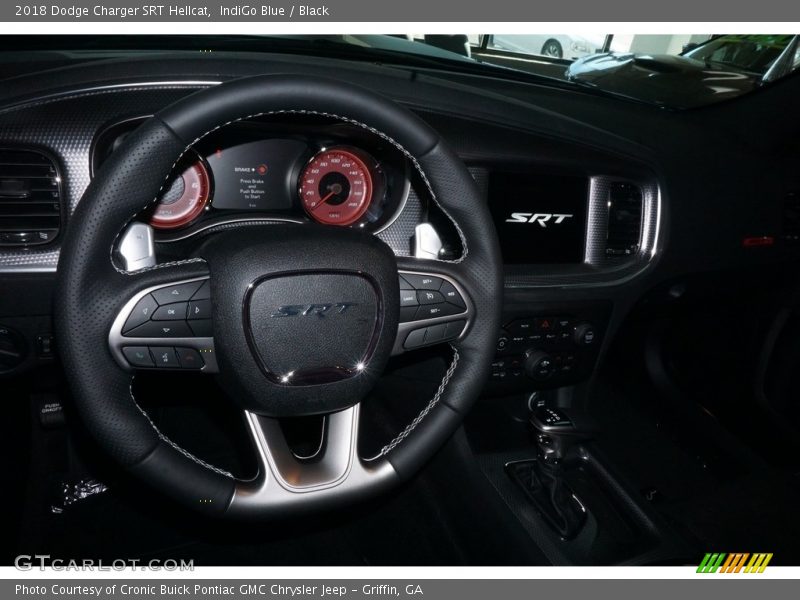 IndiGo Blue / Black 2018 Dodge Charger SRT Hellcat