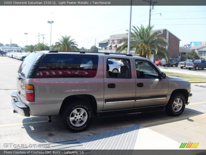 Light Pewter Metallic / Tan/Neutral 2003 Chevrolet Suburban 1500 LS
