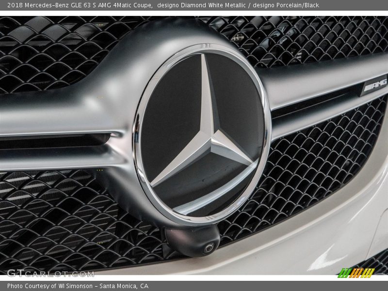 designo Diamond White Metallic / designo Porcelain/Black 2018 Mercedes-Benz GLE 63 S AMG 4Matic Coupe