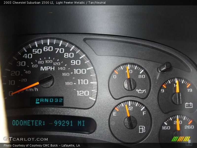 Light Pewter Metallic / Tan/Neutral 2003 Chevrolet Suburban 1500 LS