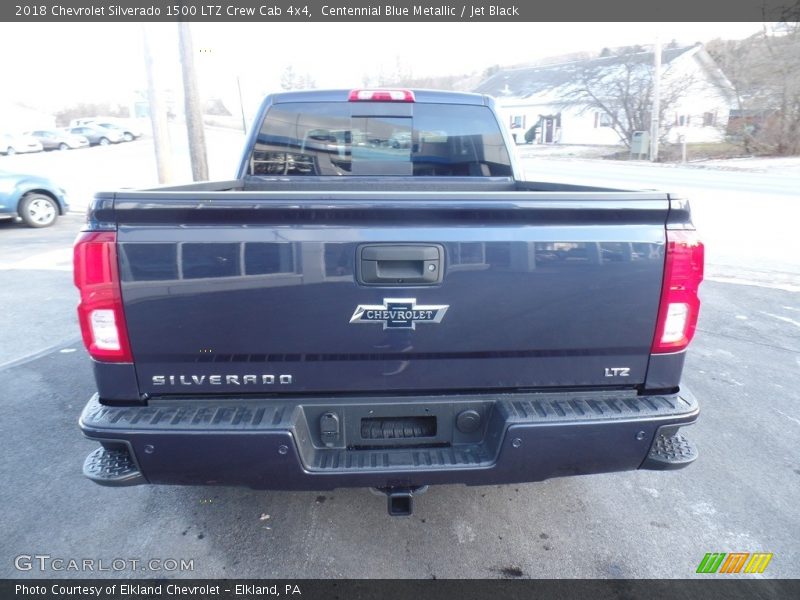 Centennial Blue Metallic / Jet Black 2018 Chevrolet Silverado 1500 LTZ Crew Cab 4x4