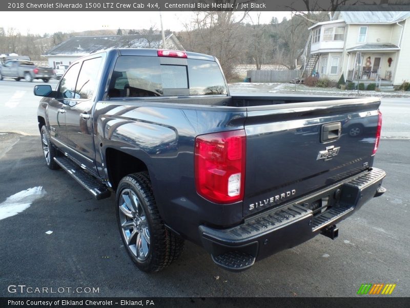 Centennial Blue Metallic / Jet Black 2018 Chevrolet Silverado 1500 LTZ Crew Cab 4x4