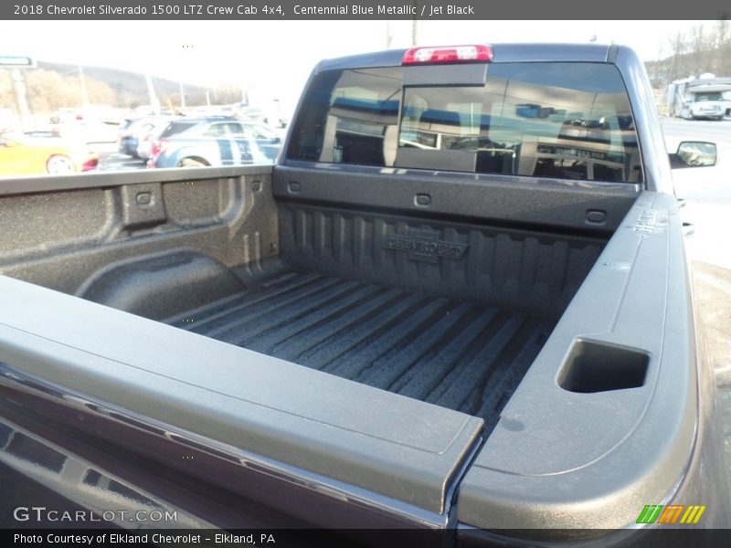 Centennial Blue Metallic / Jet Black 2018 Chevrolet Silverado 1500 LTZ Crew Cab 4x4