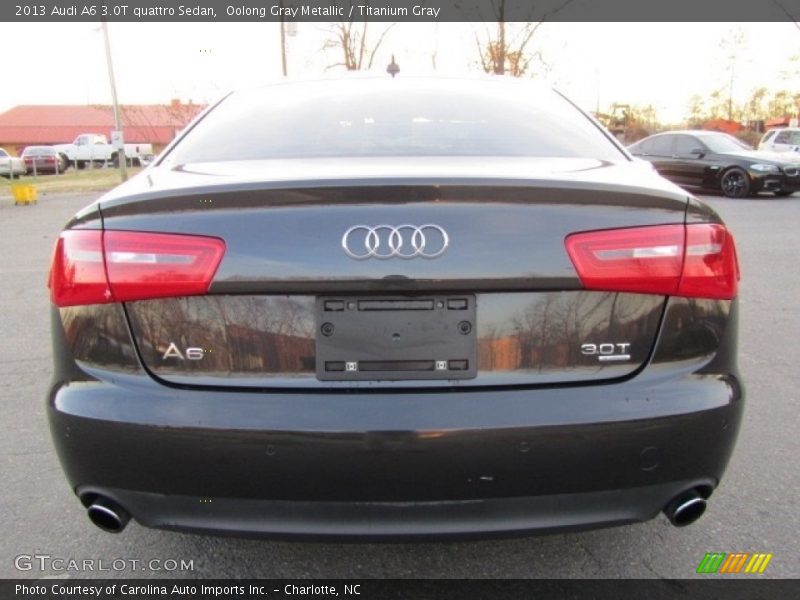 Oolong Gray Metallic / Titanium Gray 2013 Audi A6 3.0T quattro Sedan