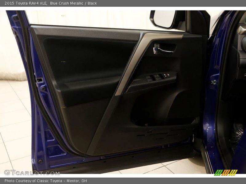 Blue Crush Metallic / Black 2015 Toyota RAV4 XLE