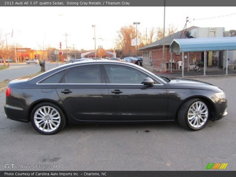 Oolong Gray Metallic / Titanium Gray 2013 Audi A6 3.0T quattro Sedan