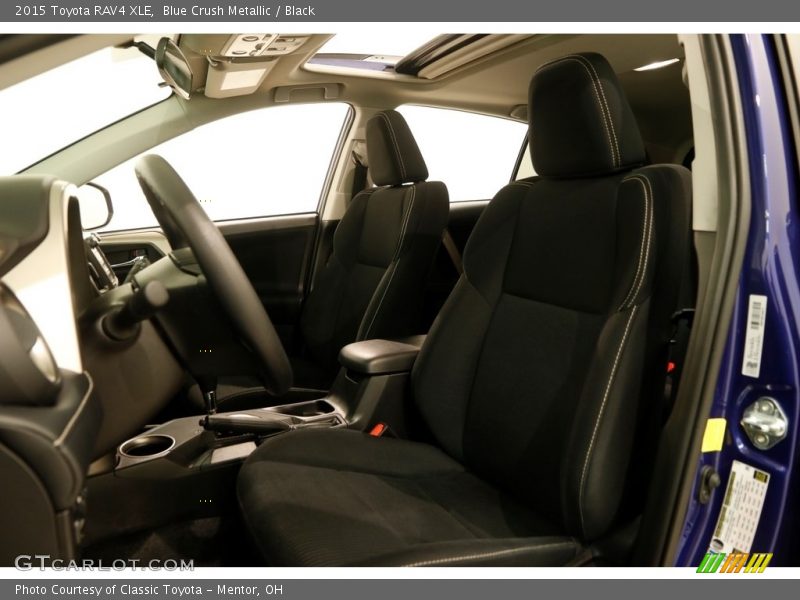 Blue Crush Metallic / Black 2015 Toyota RAV4 XLE