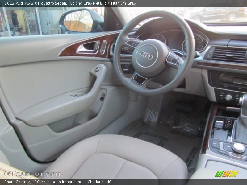 Oolong Gray Metallic / Titanium Gray 2013 Audi A6 3.0T quattro Sedan