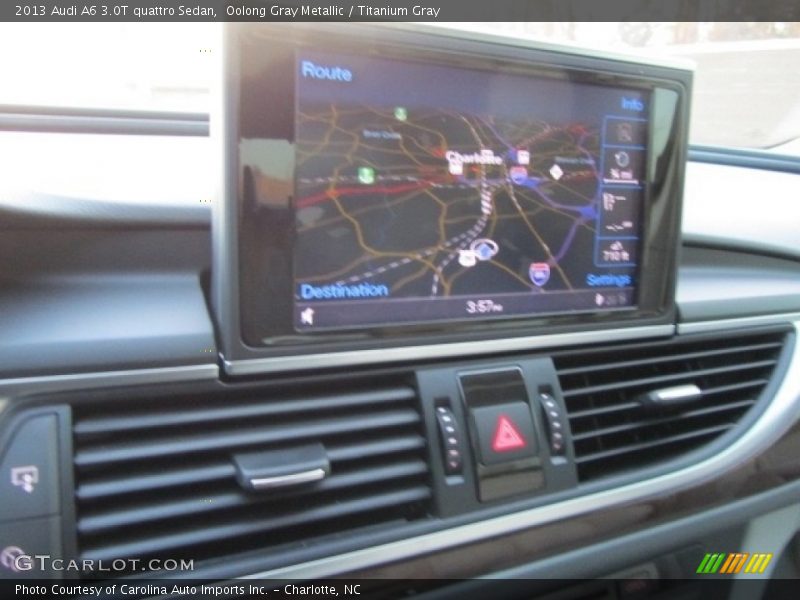 Oolong Gray Metallic / Titanium Gray 2013 Audi A6 3.0T quattro Sedan