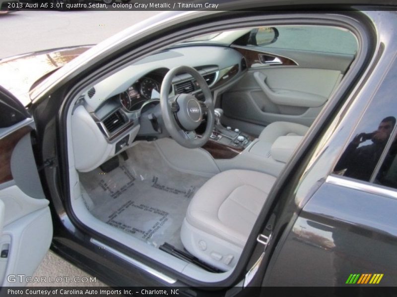 Oolong Gray Metallic / Titanium Gray 2013 Audi A6 3.0T quattro Sedan