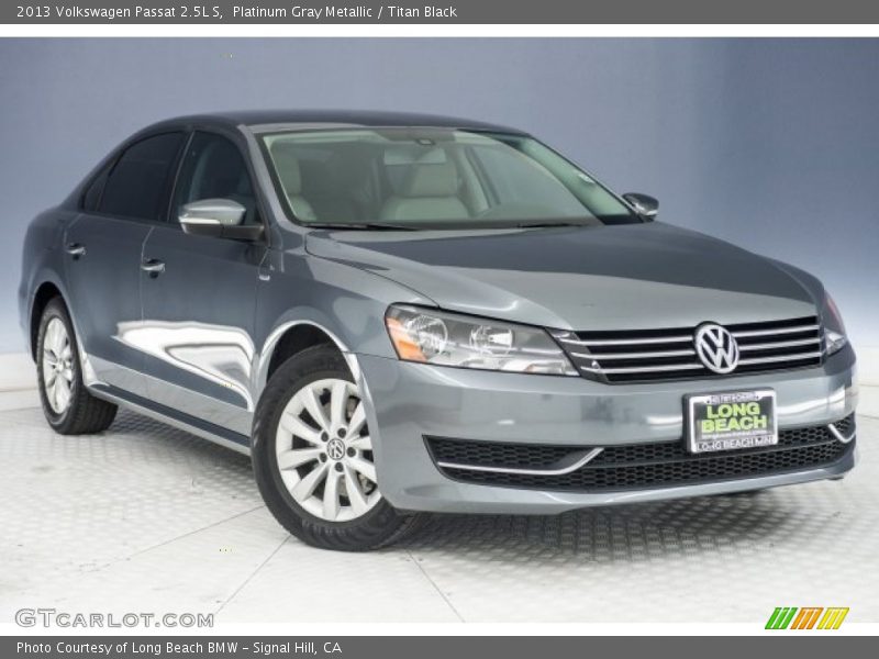 Platinum Gray Metallic / Titan Black 2013 Volkswagen Passat 2.5L S