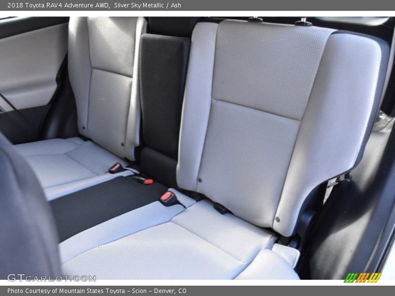 Silver Sky Metallic / Ash 2018 Toyota RAV4 Adventure AWD