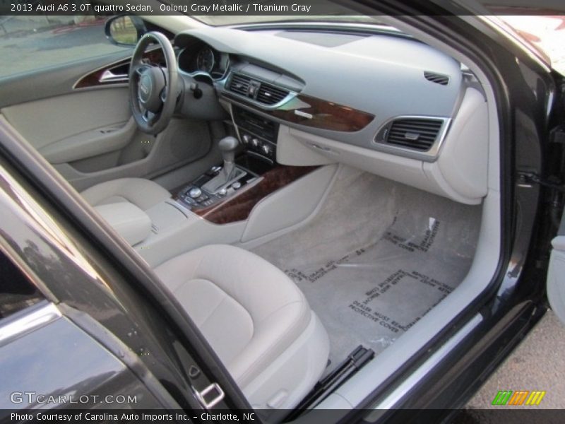 Oolong Gray Metallic / Titanium Gray 2013 Audi A6 3.0T quattro Sedan