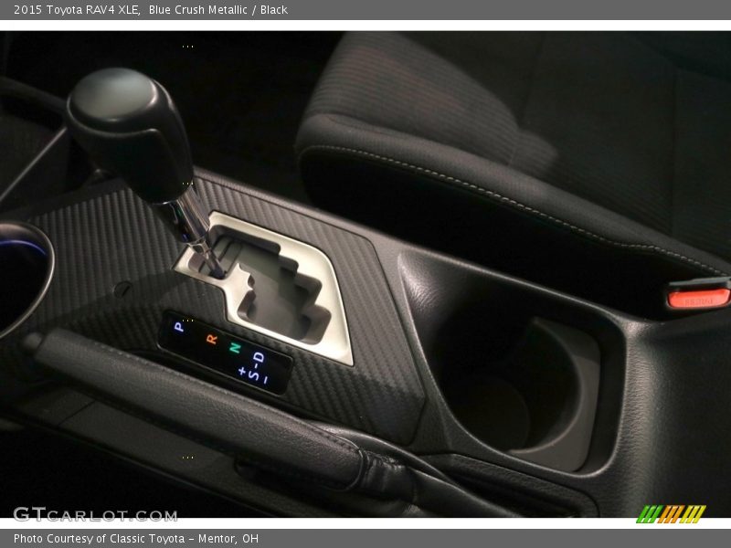 Blue Crush Metallic / Black 2015 Toyota RAV4 XLE
