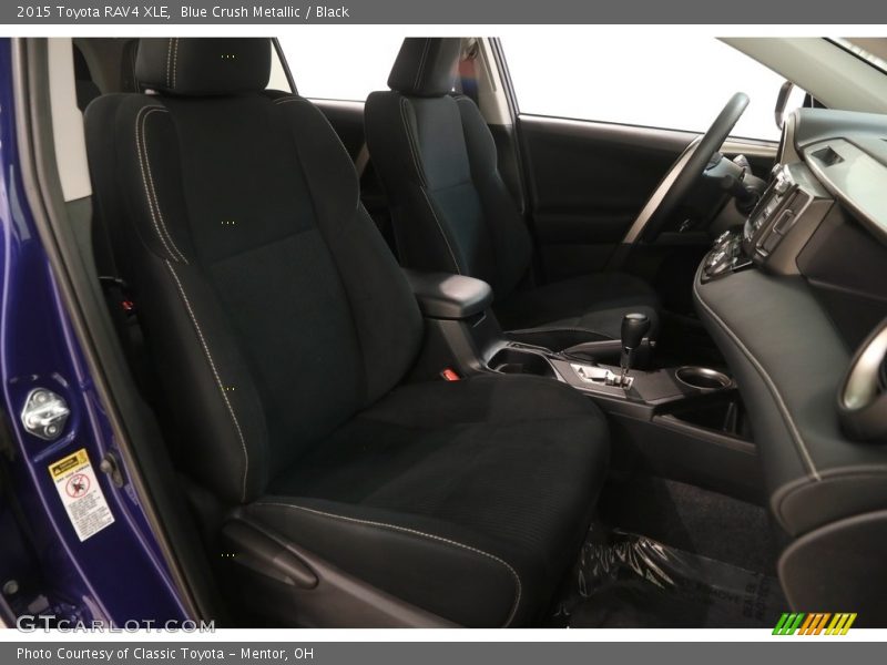 Blue Crush Metallic / Black 2015 Toyota RAV4 XLE