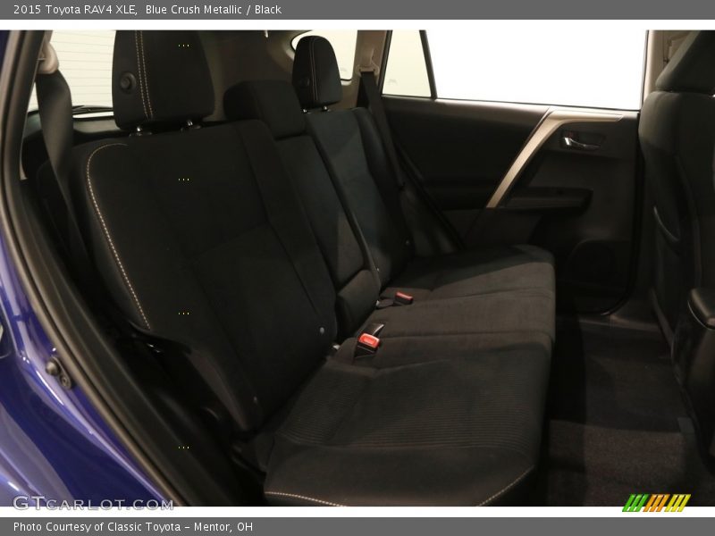 Blue Crush Metallic / Black 2015 Toyota RAV4 XLE