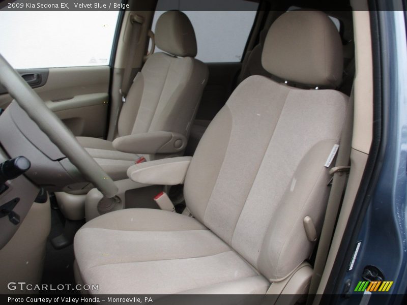 Velvet Blue / Beige 2009 Kia Sedona EX